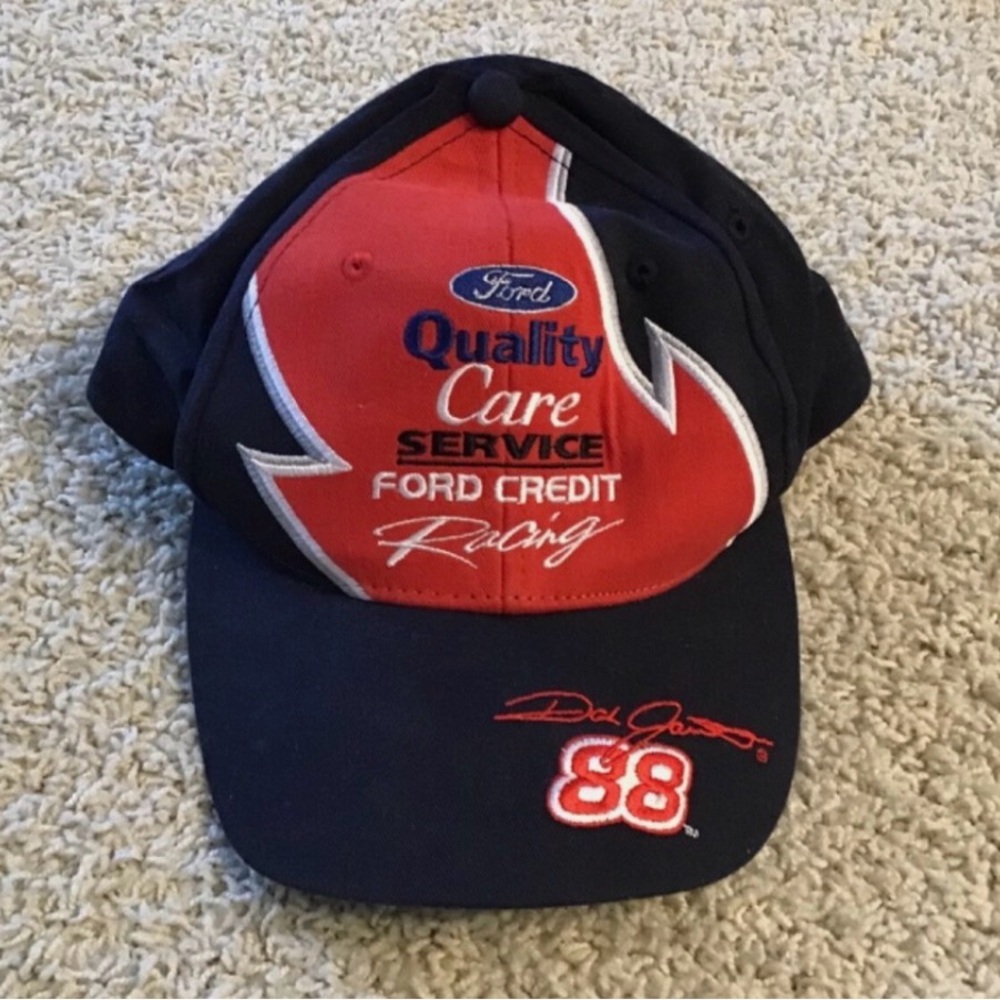 Ford Quality Care Racing Cap with Embroidered Logos Dale Jarret #88 NASCAR cap